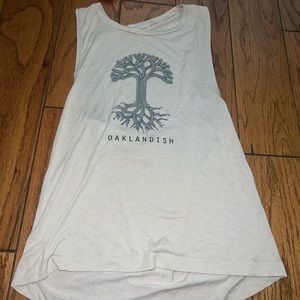 Oaklandish sleeveless top! Worn once!